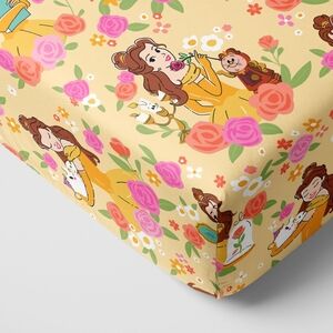 NIB Little Sleepies Disney Princess Belle Fitted Crib Sheet - Standard Crib